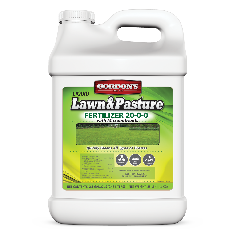 Gordon's® Liquid Lawn & Pasture Fertilizer 20-0-0 with Micronutrients