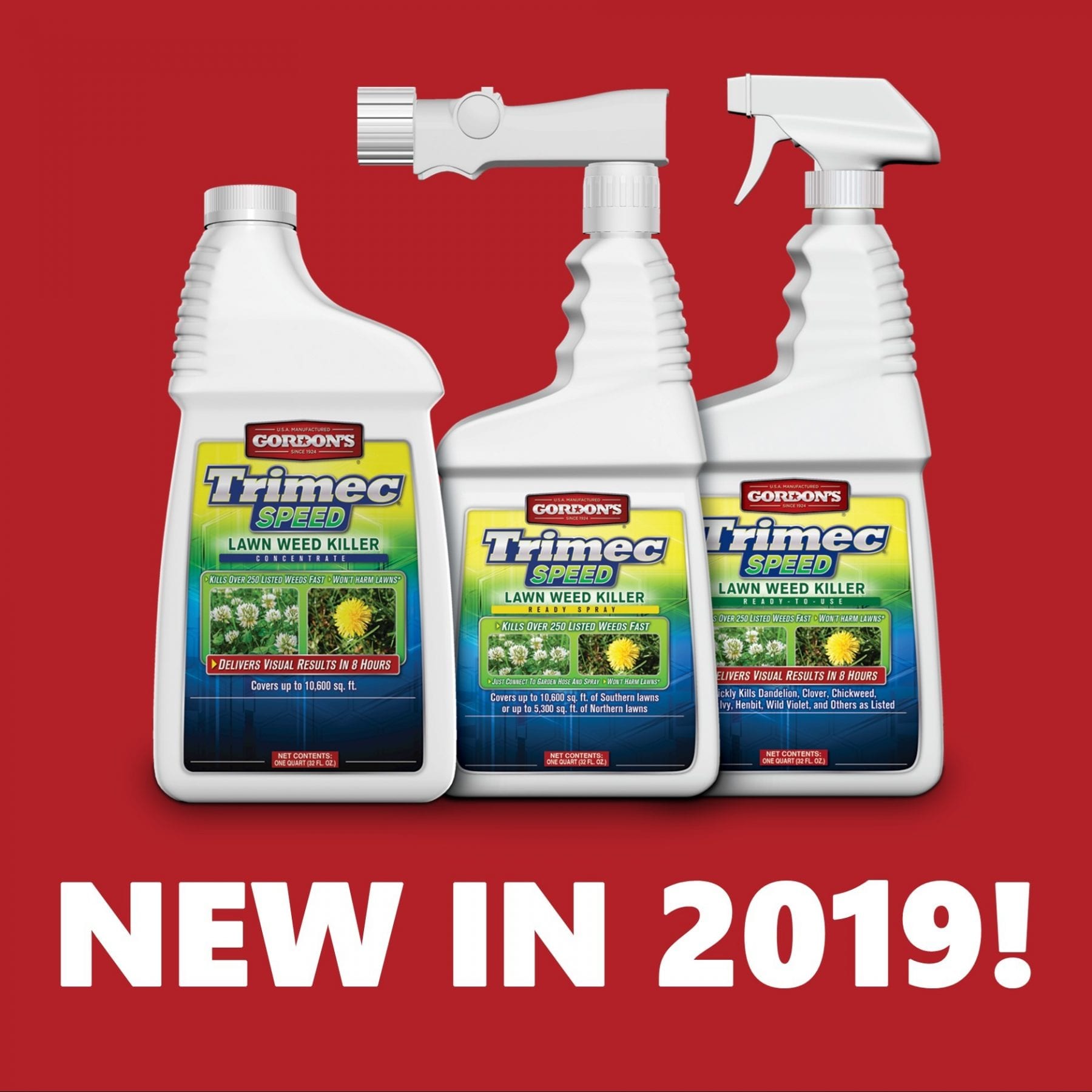 New for 2019 Gordon's® Trimec® Speed Lawn Weed Killer